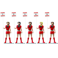 Carrera Grid Girls & Start Position Signs 1/32