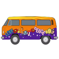 Carrera 27759 Evo VW Bus Type 2B Peace And Love