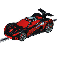 Carrera 64265 Go!!! Spiderman Speed Shifter Black 1/43