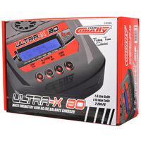 Team Corally 51025 Ultra X 80 AC/ DC Balance Charger 80w 1-6S