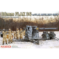 Dragon 88mm FLAK 36 W Ith FLAK Artillery Crew 1/35