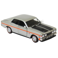 DDA 32377-2 XW GTHO Ford Silver Fox With Orange Stripes 1/32