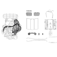 DDA 626A Holden LC/ LJ Supercharged LS Torana Engine Kit    1/24