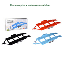 DDA 76009 Metal Trailer With Plastic Tow Bar 1/18