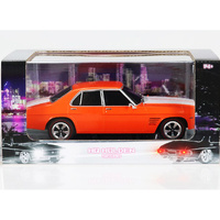 DDA LU01 Holden HQ Monaro GTS 4 Door Light Up Orange Zest  1/24