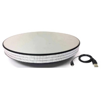 DDA 11010 Mirrored 10in Rotary Turntable Battery Operated
