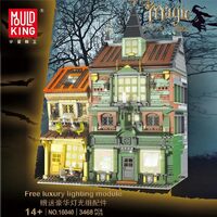 Mould King Magic Book Store With LED 3468pc