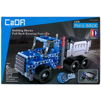 Double E Dump Truck                          (Pull Back)          301pce