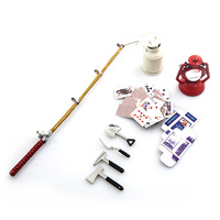 Din Scale Camping Acc Frod/ Oil Lamp/ Cards / Tools