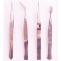 Delta Tools 64001 Tweezers 4 Assorted 