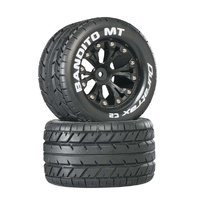 Duratrax Bandito MT 2.8 Inch 2WD Mounted Rear C2 Black (2)