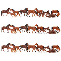 Eve Model Horses Painted HO (30pce)