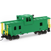 Eve Model C8763 HO 1:87 36'  Wide Vision Caboose Wagon Green