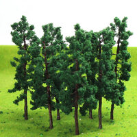 Eve Model Trees Sycamore 8.5cm Dark Green HO (10pce)