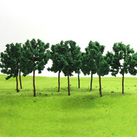 Eve Model Trees Deciduous 9cm Dark Green HO (10pce)