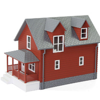 Eve Model Country House HO Painted Red
