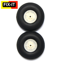 Fix-it Wheels 70mm x 26.5mm  3.6mm   (PU Tyre)(pr)