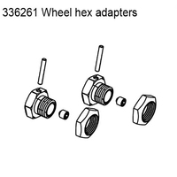 FS Racing 336261 Wheel Hex Adaptors