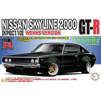 Fujimi 04671 Nissan Skyline 2000 GT-R KPGC110 Full Works  1/24