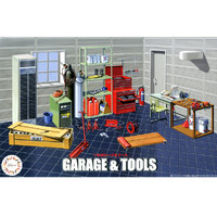 Fujimi 11635 Garage And Tool ( GT-15) Kit  1/24