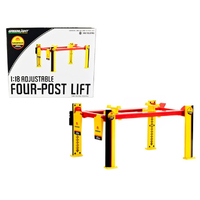 Green Light 13649 Mopar Four Post Hoists Yellow And Red  1/18