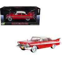 Green Light 84222 Plymouth Fury 1958 Red / White 1/24