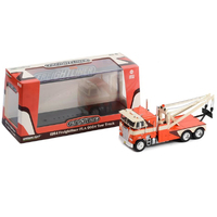 Green Light 1984 Freightliner FLA 9664 Tow Truck Orange  1/43