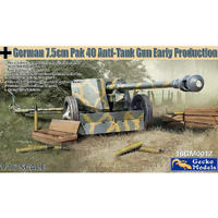 Gecko Models 16012 German 7.5cm Pak 40 Anti-tank Gun (early Production 1/16