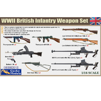 Gecko Models 16018 WWII British Infantry Weapon & Accessories Set  1/16