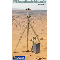 Gecko Models 16023 German Binocular Telescope Set Plastic Model Kit  1/16