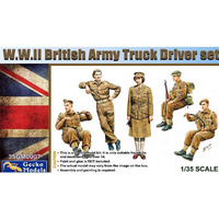 Gecko Models 35007 WW II British Army Truck Driver Set 1/35