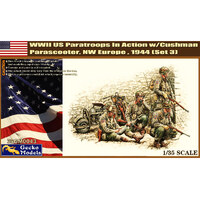 Gecko Models US Paratroops In Action W/M53. (set 3)   1/35