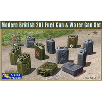 Gecko Models 35079 Modern British 20L Fuel Can & Water Can Set    1/35