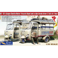 Gecko Models 35113 60's-70's Saigon Shuttle Motor-Tricycle Depot  1/35