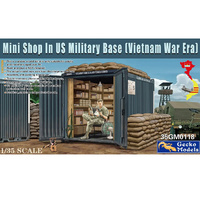 Gecko Models 35118 Mini Shop In US Military Base Vietnam War  1/35