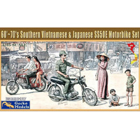 Gecko Models 35127 60-70s Southern Vietnamese & Japanese Motorbike   1/35