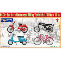 Gecko Models 35133 60-70s Southern Vietnamese Riding Vehicle Set   1/35