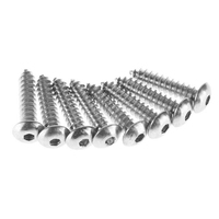 Great Planes Button Head Sheet Metal Screws 8x3/4 (8)