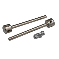 Great Planes Adjustable Axle 2x5/32 (2)