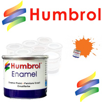 Humbrol Orange Gloss                   Enamel 14ml