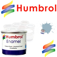 Humbrol 127 US Ghost Grey Satin       Enamel 14ml