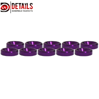 Hobby Details Countersunk Washer M3 Purple (10)