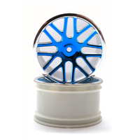 Himoto Wheels Corr Blue Chrome Spoke  (2)