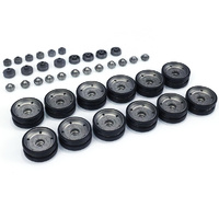 Henglong 3958-3 Main Wheel Set With Skin Merkava MK1V