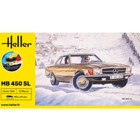 Heller 56171 Mercedes Benz 450 SL Starter Kit 1/43