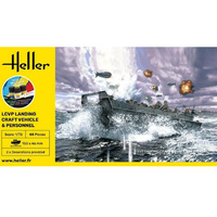 Heller 56995 Landing Craft Vehicle And Personnel Starter Set 1/72