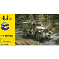 Heller 56996 GMC CCKW 353 Truck Starter Set 1/72