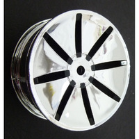 Hotworks Wheels Hw 04 Chrome / Black        (4)