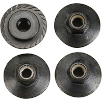 HPI Z680 Flanged Lock Nut M5x8mm (black/4pcs)