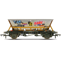 Hornby Br, Haa Wagon With Graffiti, 355855 - Era 8